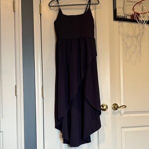 HALARA Asymmetrical Dress in navy